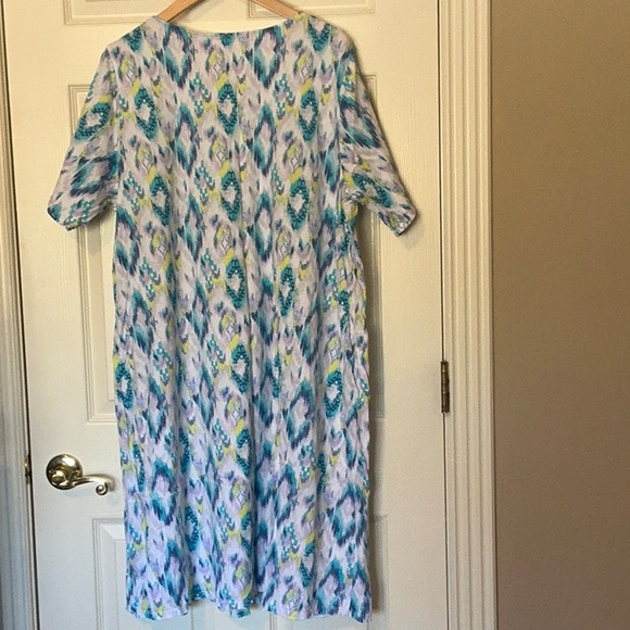 Vintage 2X Fresh Produce T-Shirt-Dress w pockets EUC - Picture 4 of 4